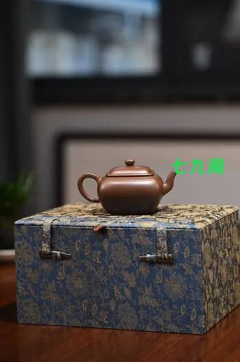 陈彬紫砂茶壶作品【无垢】 ​原矿紫泥 ​170ml