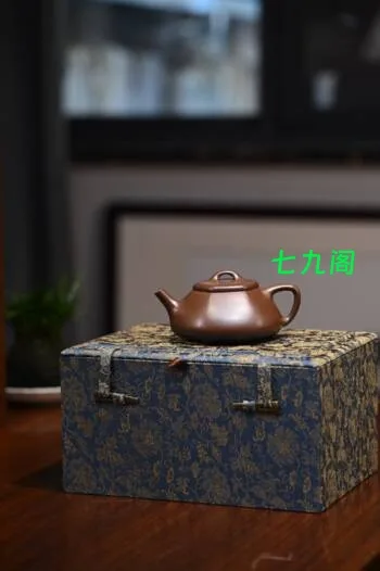 陈彬六方紫砂壶【乐瓢】 原矿紫泥 200ml