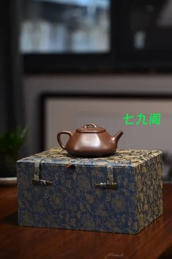 陈彬六方紫砂壶【乐瓢】 原矿紫泥 200ml