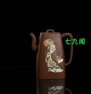 何卫枫紫砂壶新品【云鼎四方】李金强饰原矿底槽清580ml