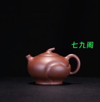 韦安紫砂壶收藏推荐【清如许】紫泥260ml